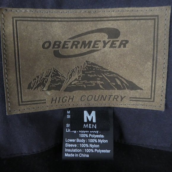 Obermeyer High Country Ski Snowboard Jacket Insulated Puffy Guard Pit Zips M - Picture 9 of 10